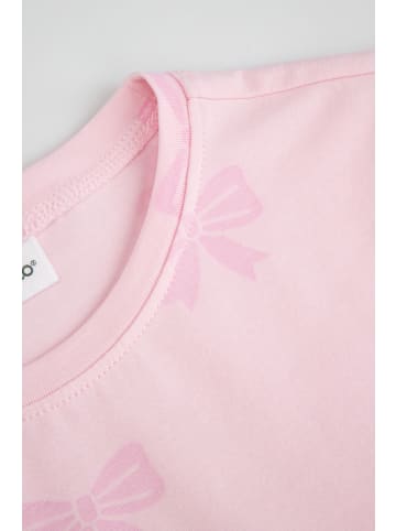 Coccodrillo T-shirt mit kurzen Ärmeln in gedämpftes Rosa
