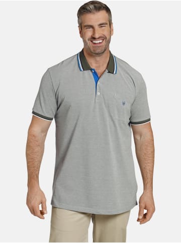 Charles Colby Poloshirt EARL IVOR in oliv melange