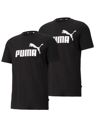 Puma Bodywear T-Shirts 2er Pack in 2x Schwarz