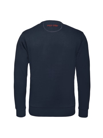 La Martina Sweatshirt XMF007 XT in dunkelblau