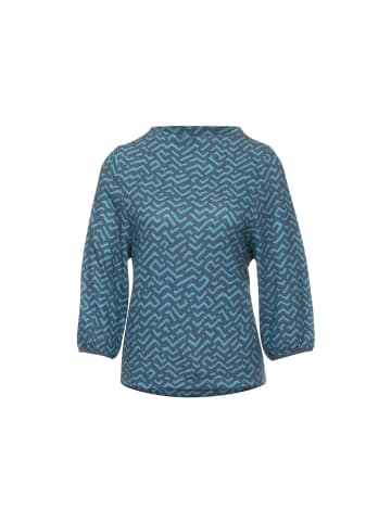 Street One Sweatshirt in milky jade blue