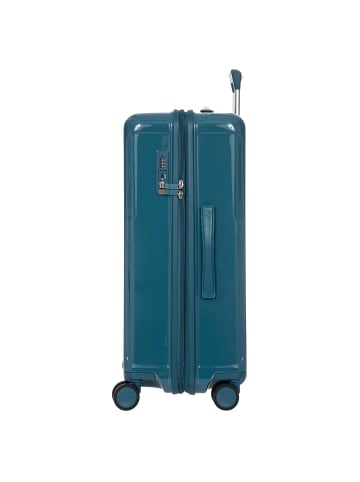 BRIC`s Positano - 4-Rollen-Trolley M 69 cm erw. (emerald green) in oktan