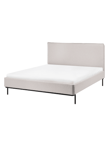 Beliani Doppelbett CORIO in Beige/Schwarz - (W) 153 x (H) 101 x (L) 219 cm