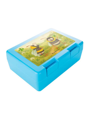 Mr. & Mrs. Panda Snackbox Hummeln Kleeblatt Design ohne Spruch in Weiß