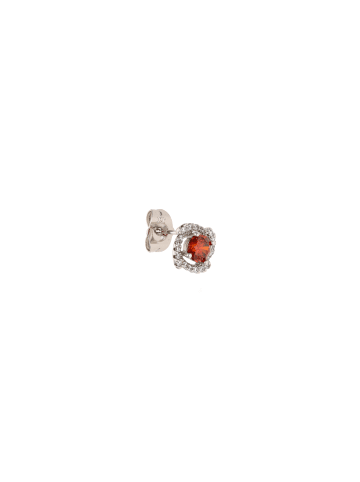 faina Women Stud Earrings in Silver Red
