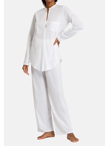 Hanro Pyjama Cotton Deluxe in Weiß