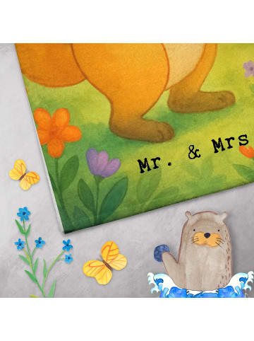 Mr. & Mrs. Panda Gästehandtuch Fotograf Leidenschaft Design mit ... in Weiß