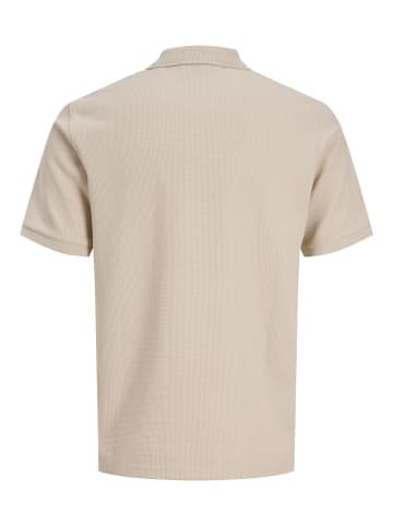 JACK & JONES PLUS Poloshirt in Moonbeam