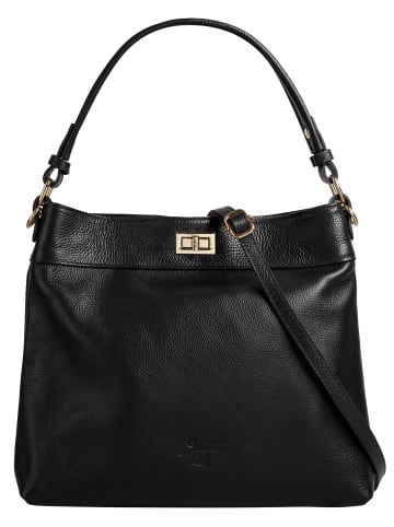Samantha Look Shopper echt Leder in schwarz