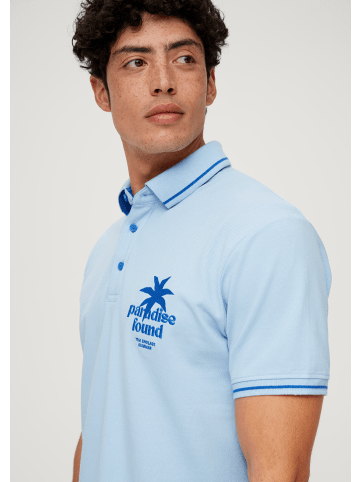 s.Oliver Polo-Shirt kurzarm in Blau