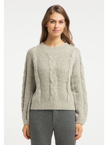 Usha Pullover in Grau Melange