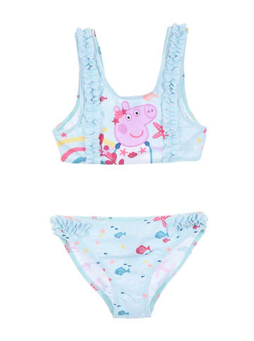 Peppa Pig 2tlg. Outfit: Bikini Bade-Set in Türkis