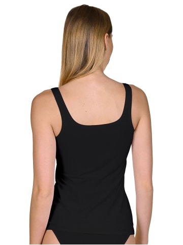 Lisca 2er Pack Trägerhemd in black