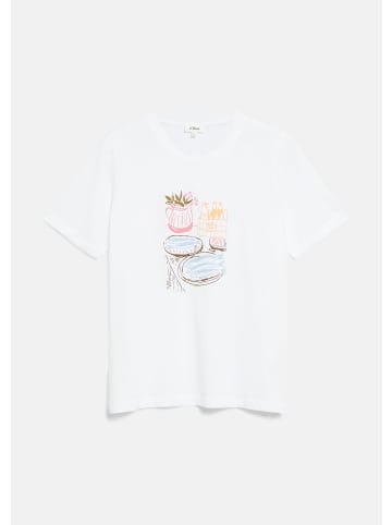 s.Oliver T-Shirt in 01D1_weiß