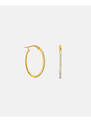 Diamant L'éternel Ohrringe aus 375 Gelbgold
