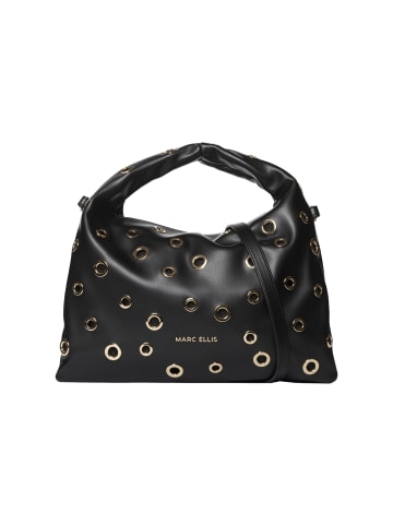 Marc Ellis Schultertasche in BLACK AND GOLD
