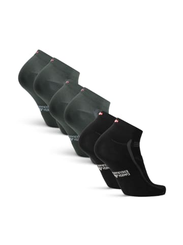 DANISH ENDURANCE Socken Aero Cycling Low-Cut in olive black
