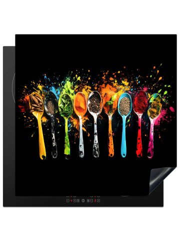 KitchenYeah Herdabdeckplatte Löffel Kräuter