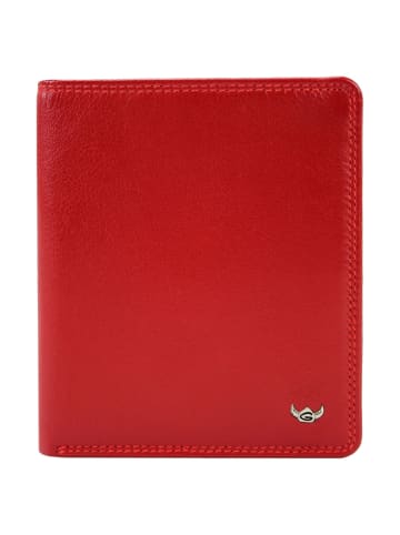 Golden Head Polo Geldbörse RFID Leder 10 cm in rot