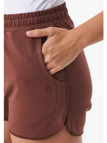 Organication Shorts "SANNDRA" in Kaffeebraun