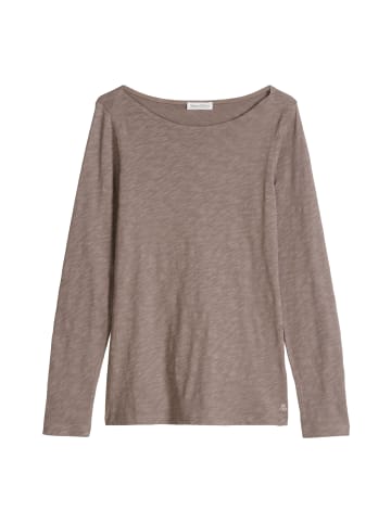 Marc O'Polo DfC U-Boot-Longsleeve regular in Chalky Brown