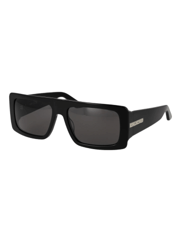GCDS Unisex Sonnenbrille Rechtwinklig Schwarz