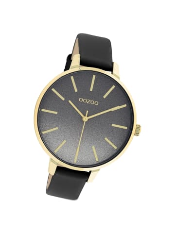 Oozoo Analog-Armbanduhr Oozoo Timepieces schwarz groß (ca. 42mm)