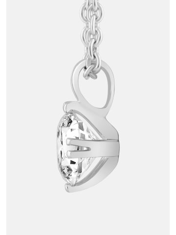 Ethische Diamanten Halskette aus 375 Weißgold mit Lab Grown Diamant