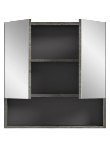 ebuy24 Spiegelschrank Silver Rauchfarbenen 60 x 16 cm