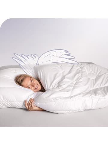 Schlafstil Kamelhaarbettdecke Warm "N500" in weiß