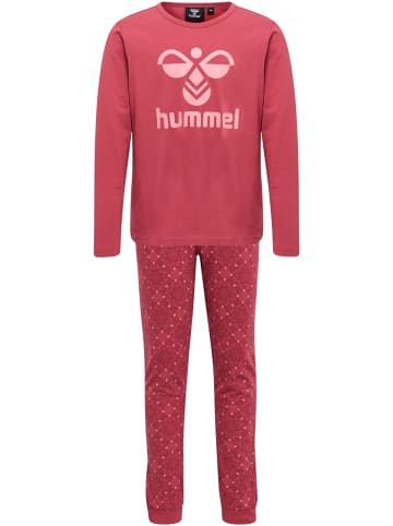 Hummel Hummel Night Suit Hmlcarolina Mädchen Feuchtigkeitsabsorbierenden in EARTH RED