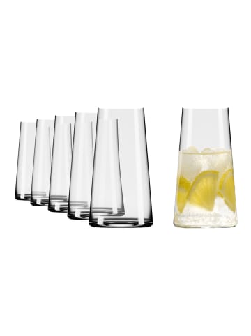 Stölzle 6er Set Longdrinkgläser Power 458 ml in transparent