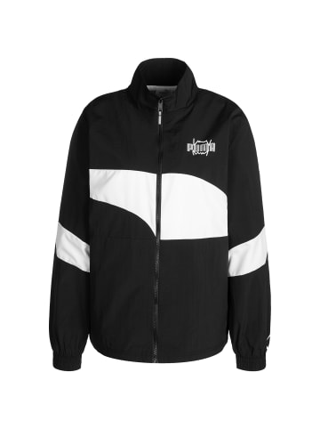 Puma Trainingsjacke Clyde 2.0 in schwarz / weiß