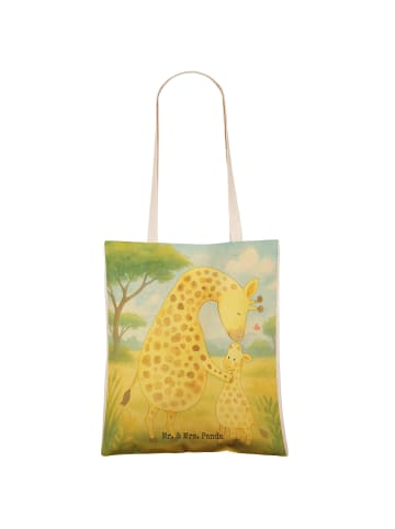 Mr. & Mrs. Panda shopping bag Giraffe Kind Design ohne Spruch in Weiß