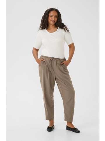 KAFFE curve Hose KCmerla Loose fit in Morel