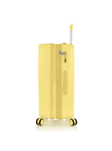 Heys Pastel 4 Rollen Kofferset 3-teilig mit Dehnfalte in yellow