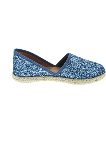 Verbenas Carmen Glitter Slipper Blau