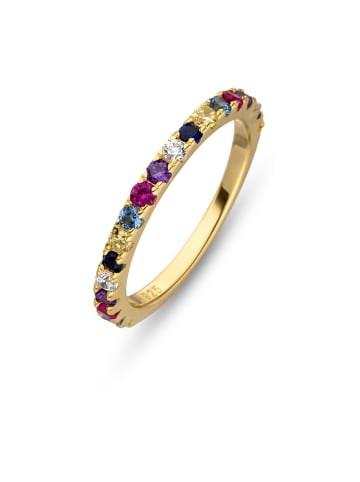 Fiocco Jewelry Silber-Ring Rainbow in Gold