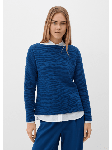 s.Oliver Sweatshirt langarm in Blau