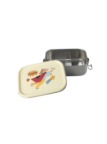 Rice Edelstahl Lunchbox Brotbox Hero in cream