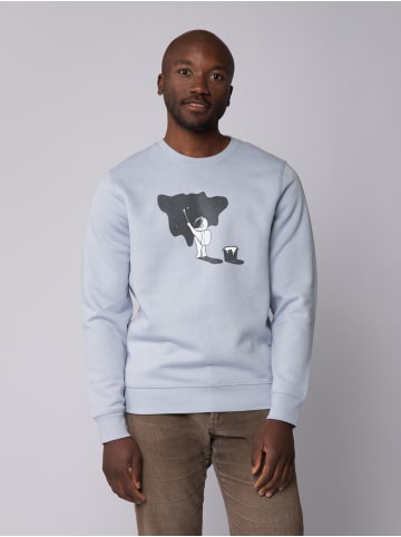 wat? Apparel Sweatshirt Painting space in Serene Blue