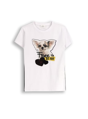 Coccodrillo T-Shirt mit kurzen Ärmeln in weiß