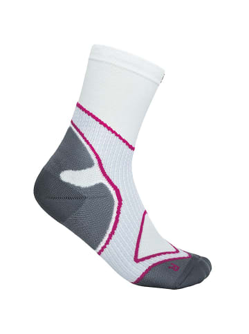 Bauerfeind W RUN PERFORMANCEMID CUT SOCKS in Weiß