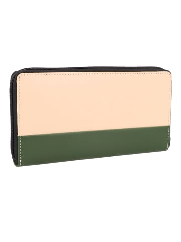 Greenburry Upcycled Tarpaulin Geldbörse 19 cm beige-olive