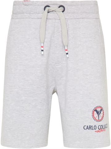 Carlo Colucci Sweatshorts Contarino in Grau Meliert