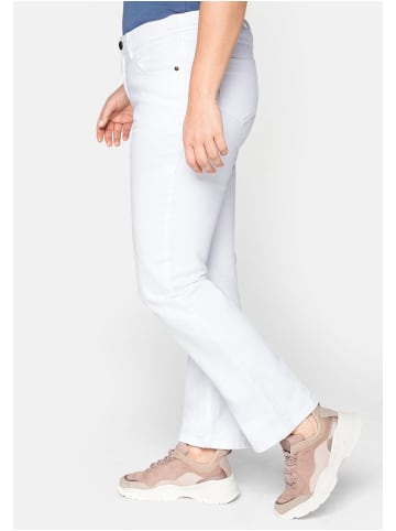 sheego Jeans in white Denim