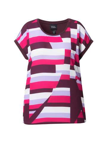 Ulla Popken Shirt in dunkle pflaume