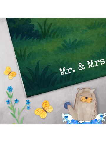 Mr. & Mrs. Panda Gästetuch Fuchs Sterne Design ohne Spruch in Weiß