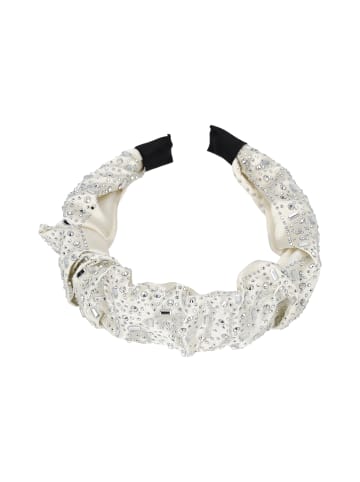 faina Women Hair Band in Offwhite