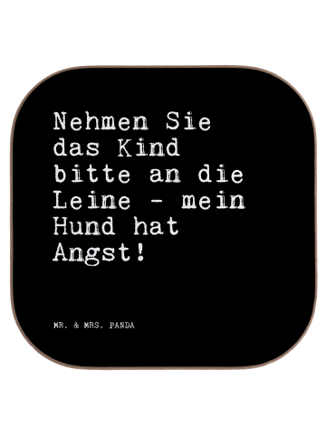 Mr. & Mrs. Panda Tassenuntersetzer Nehmen Sie das Kind... mit Sp... in Schwarz